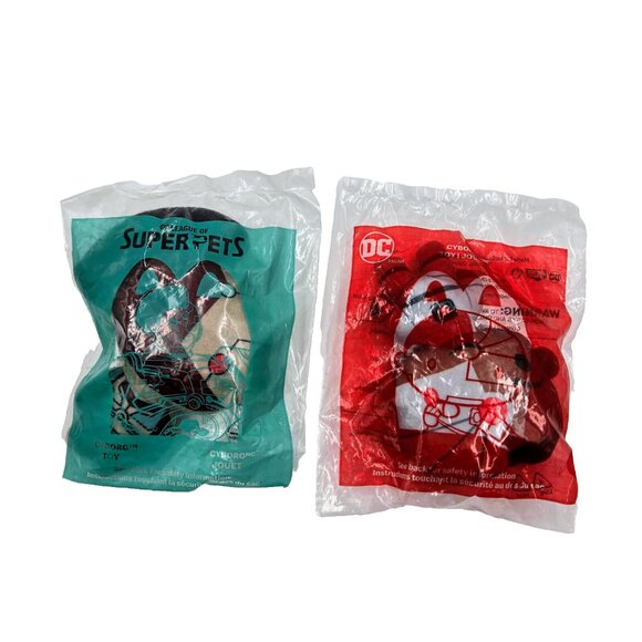 League Of Super Pets DC Justice League McDonald’s Happy Meal Toys Cyborg New - Picture 1 of 5
